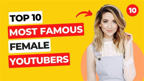 famous female youtuber|Top Famous Female YouTubers to Follow .